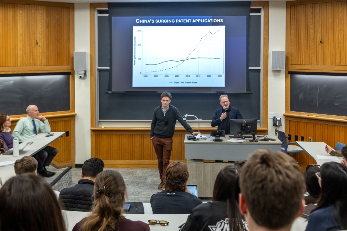 Ben Vagle '22 and Stephen Brooks
