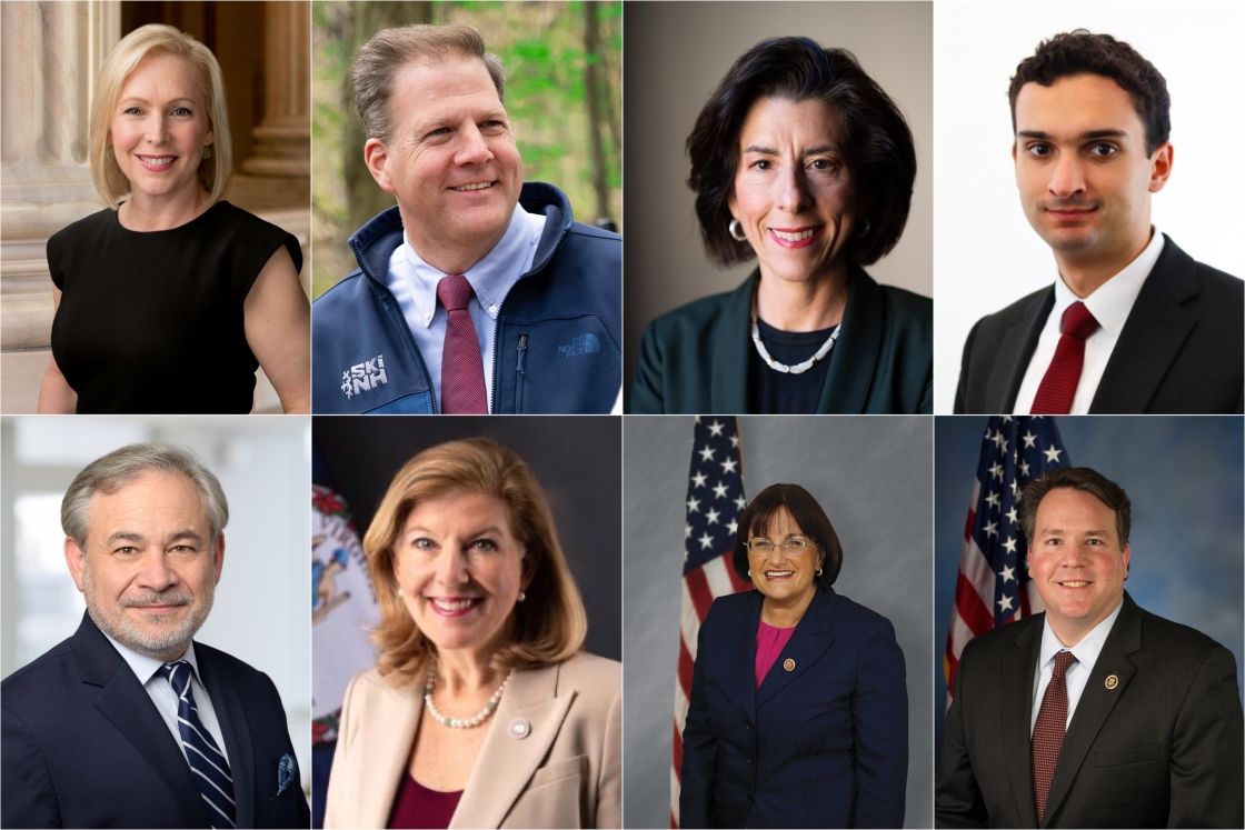 Collage of 100 Days speakers