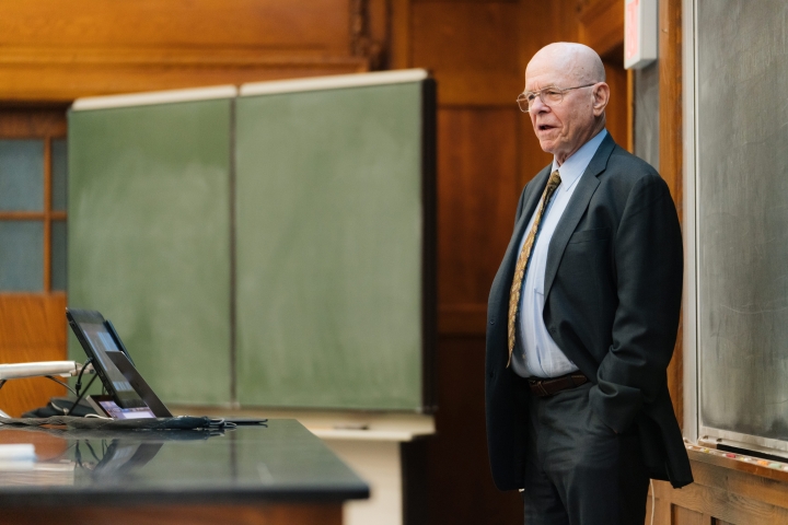 K. Barry Sharpless '63 at Dartmouth in 2019.