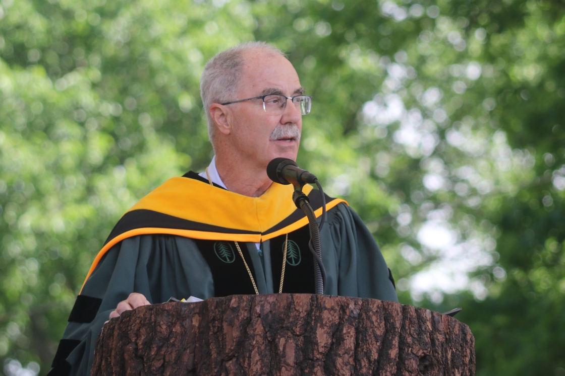 Philip Hanlon talking at Commencement 2022