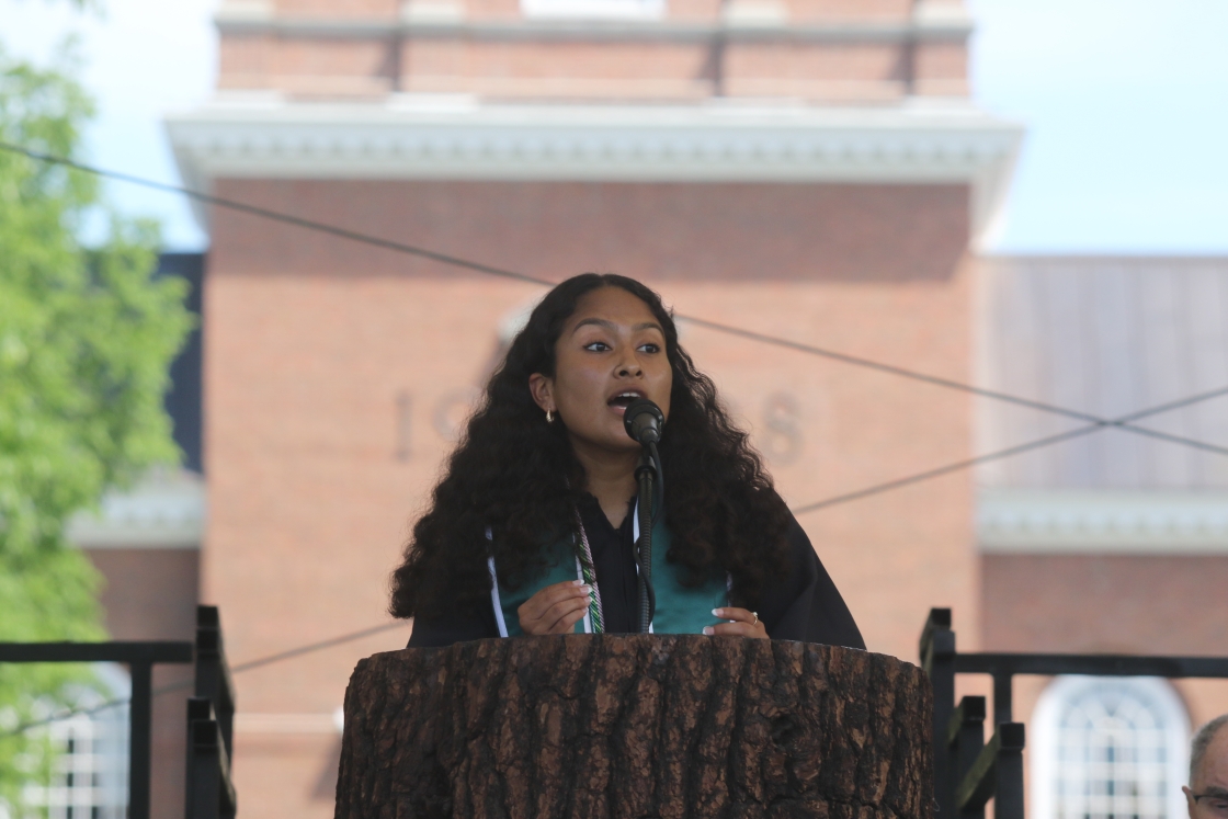 Valedictory to the College by Melissa Barales-Lopez ’22