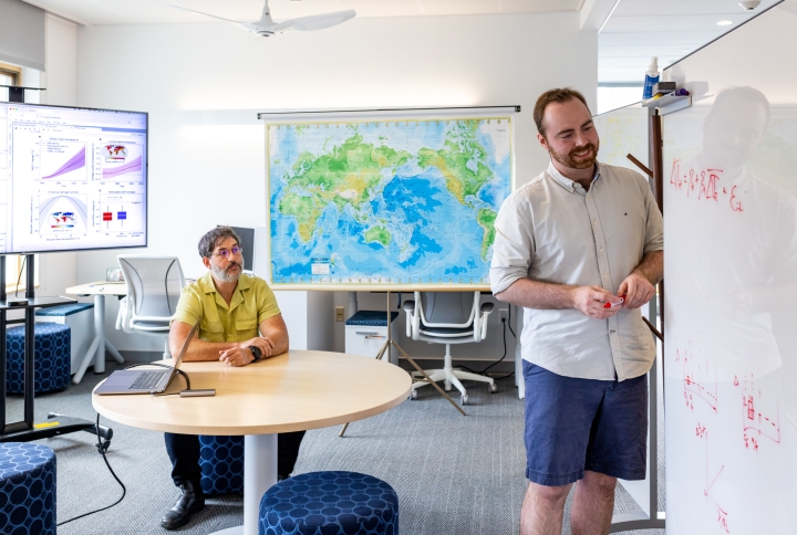 Justin Mankin and Christopher Callahan