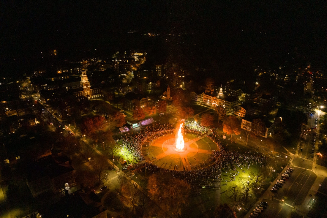 Homecoming bonfire 2022