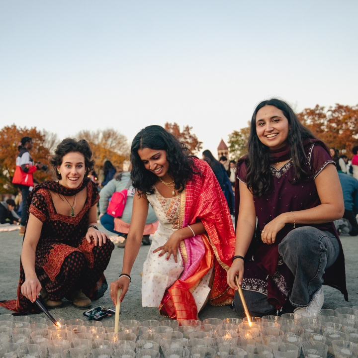 Diwali celebrators