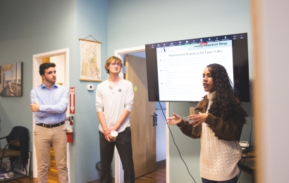 Jonah Manso, Quinn Alred, and Hawa Hamidou Tabayi