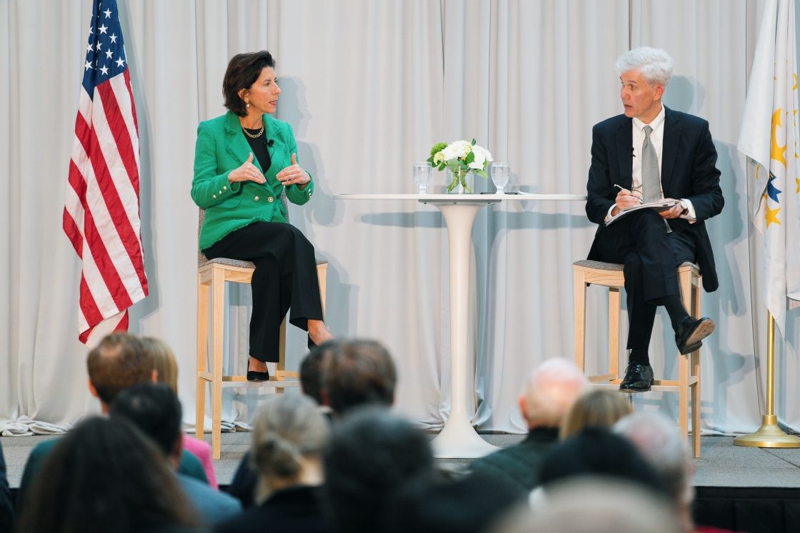 Gina Raimondo and Matthew Slaughter