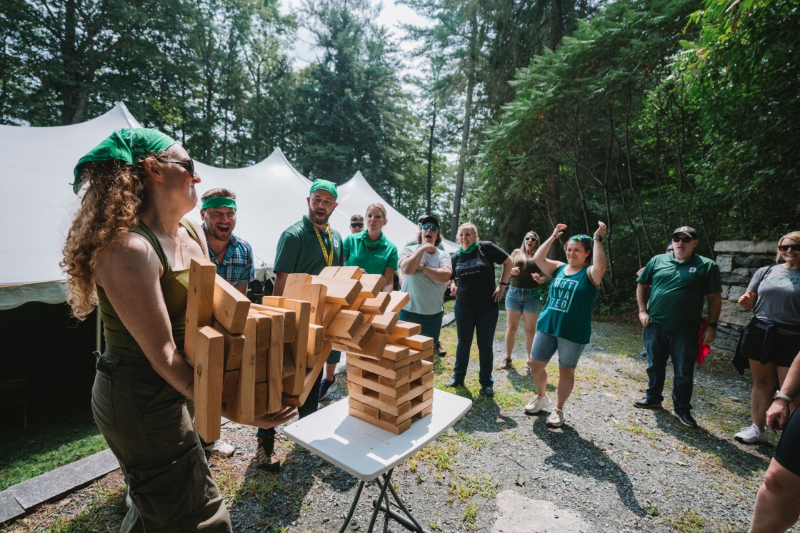 Erin Kelly and other members of Campus Services