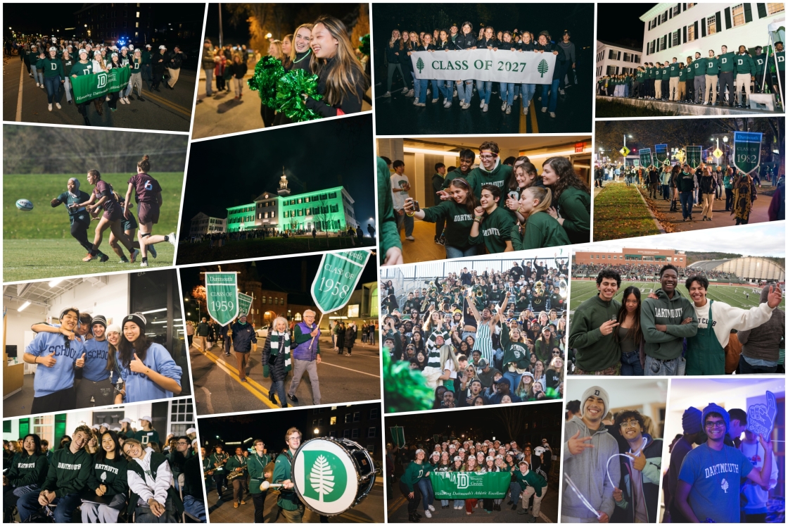 Collage of homecoming moments over the years