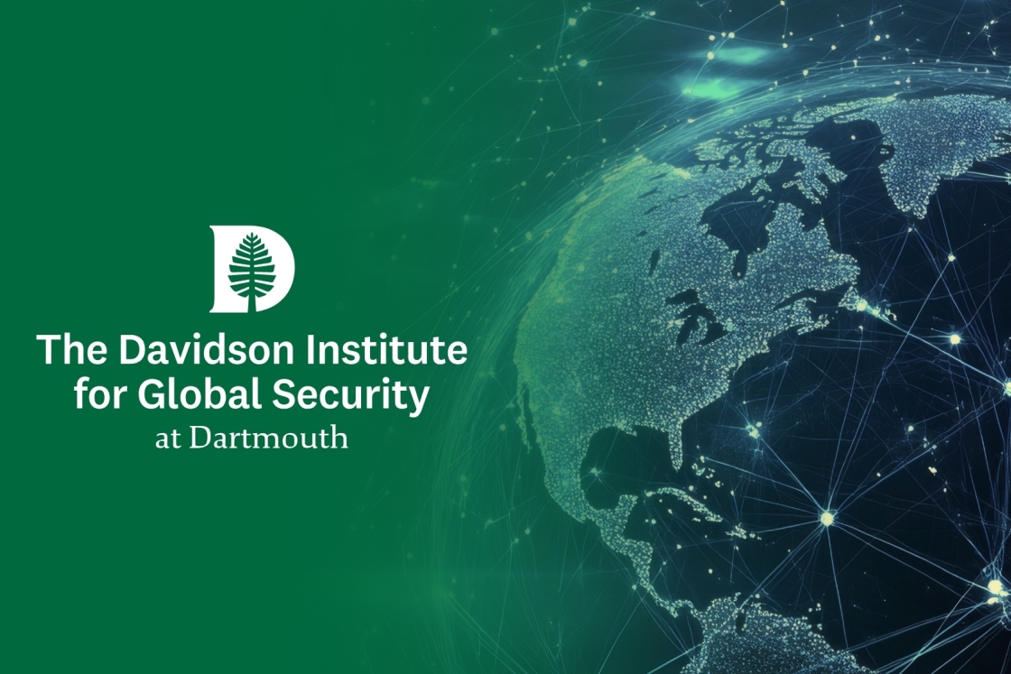 A hologram of a globe with the Davidson Institute logo