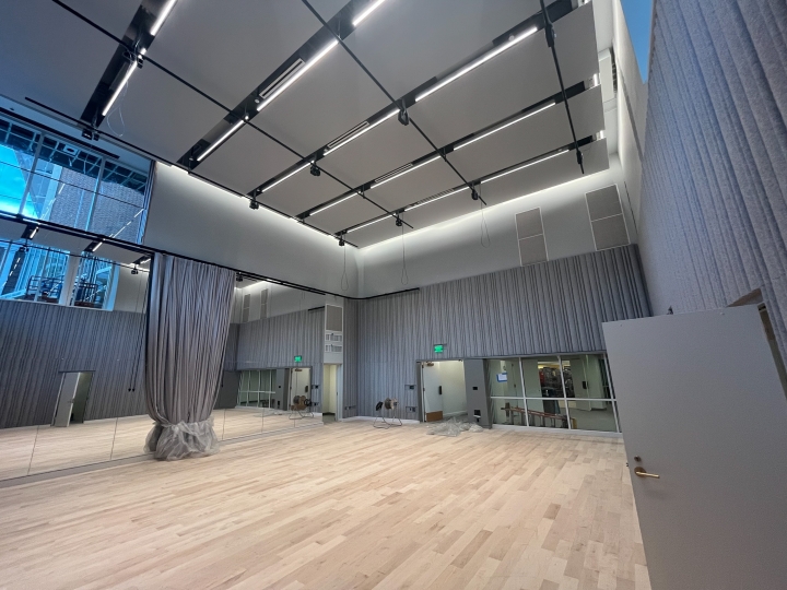 Hodgson Family Dance Studio under construction