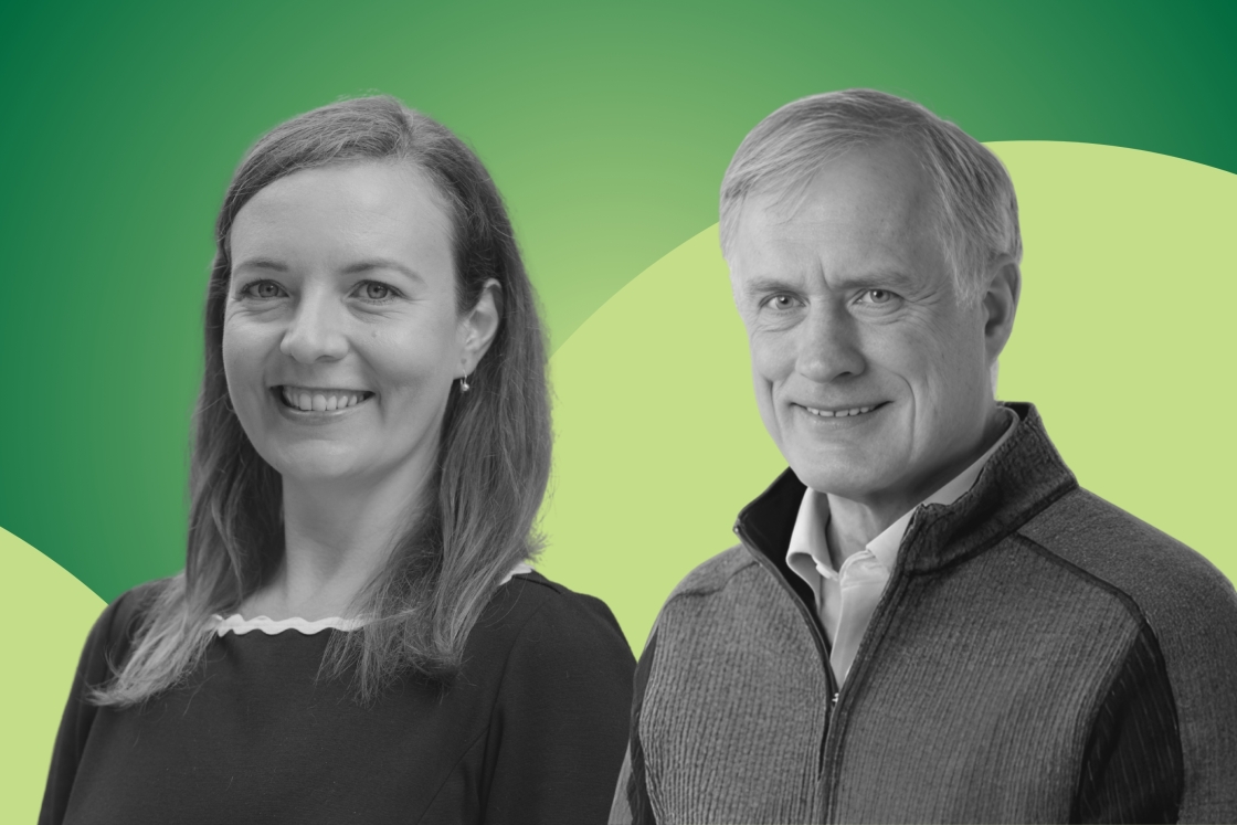 Katherine Mirica and Paul Guyre,