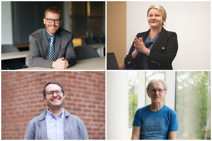 Grid of professors involved in the AI Institute