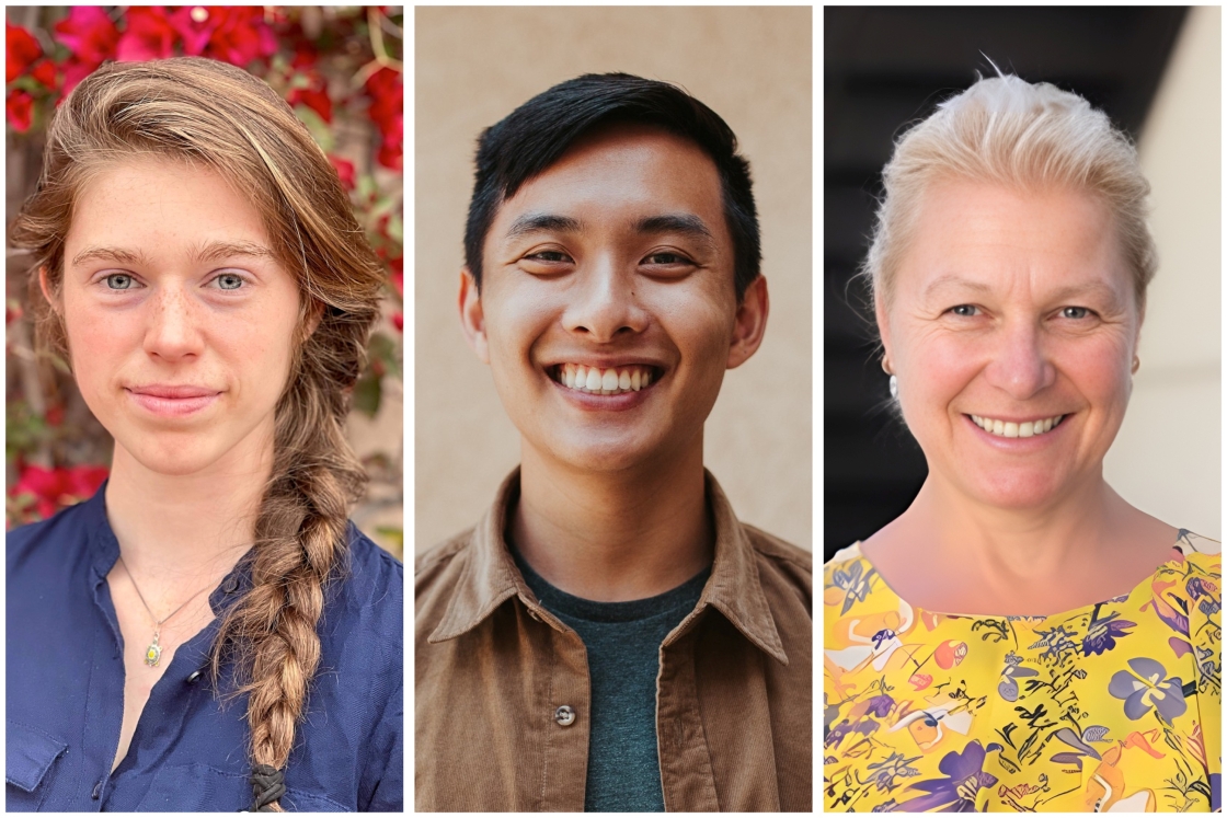 Rebecca Gallivan, Thomas Tran, and Julia Greer