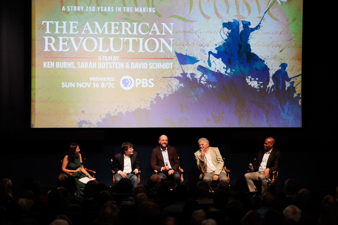A panel hosted after a viewing of &quot;The American Revolution&quot;