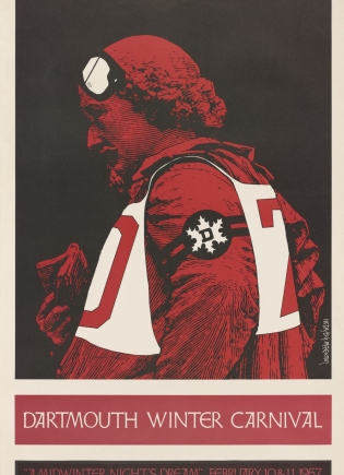 Dartmouth winter carnival poster 1967