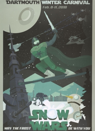 Dartmouth winter carnival poster 2018